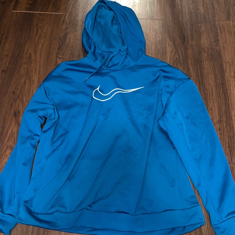 blue nike hoodie